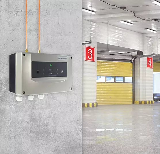 ภาพระบบตรวจจับความร้อนเชิงเส้น SECURITON SecuriHeat ADW