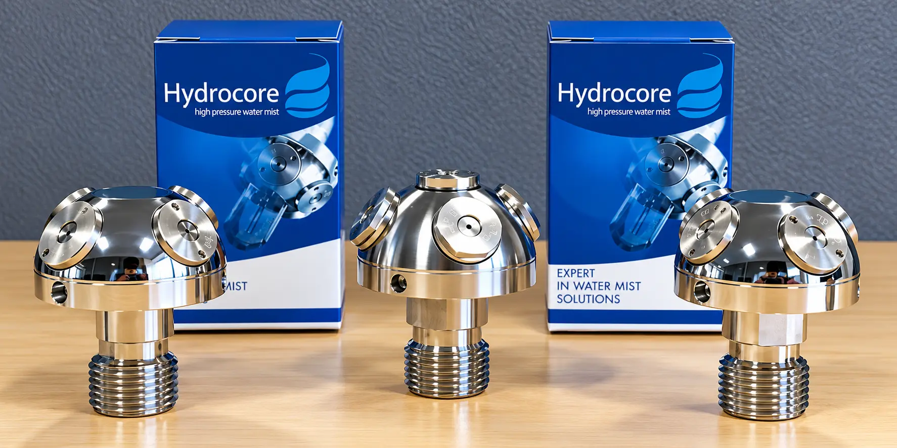 Hydrocore Water Mist System หัวฉีดระบบดับเพลิงด้วยละอองน้ำแรงดันสูง
