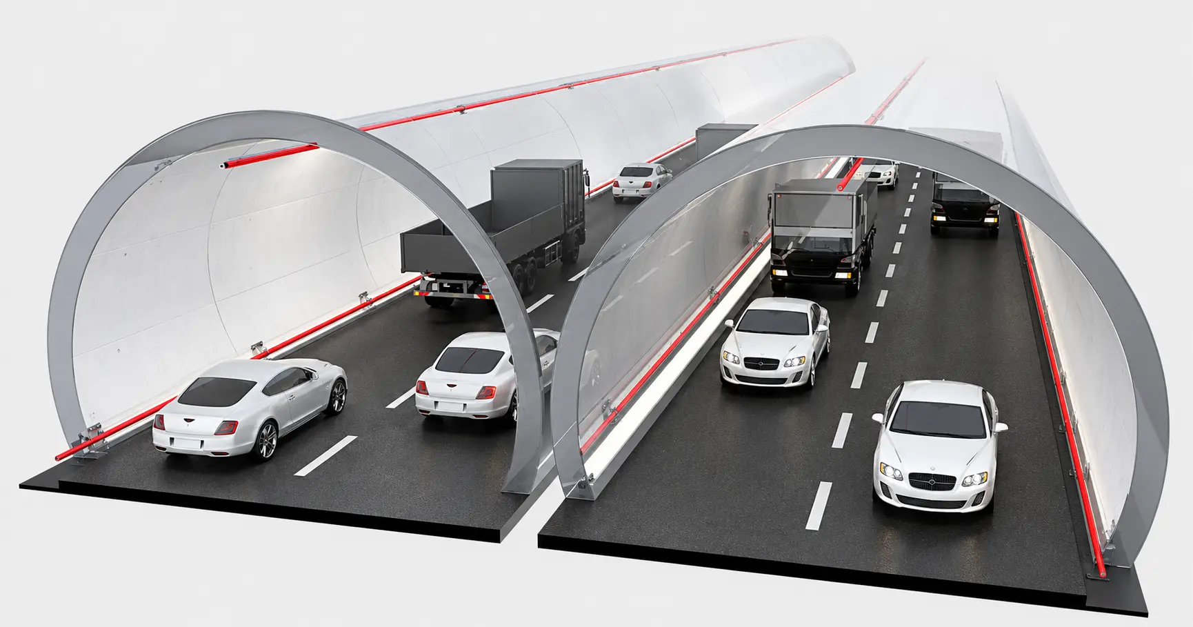 Linear heat detection in tunnels